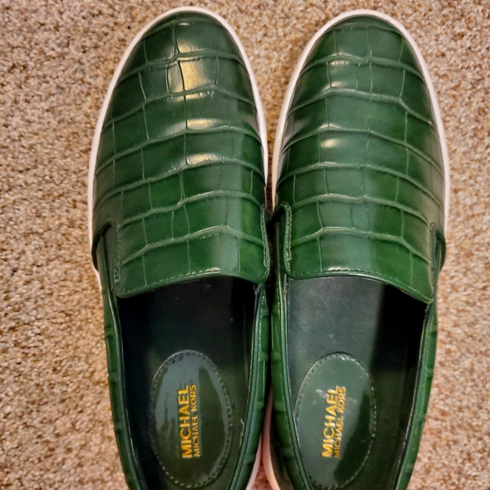 MICHAEL KORS Croc Embossed Sneakers